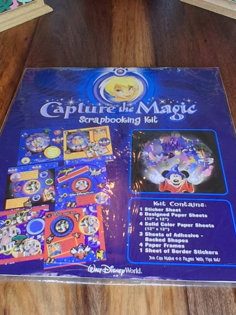 Disney World Capture The Magic Scrapbooking Kit 12x12 Sealed Sorcerer Mickey